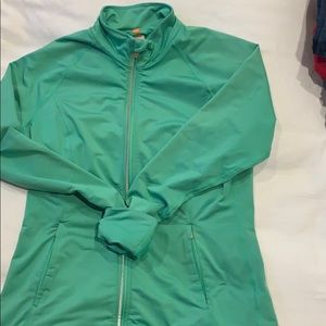 Green Lucy zip up sweatshirt
